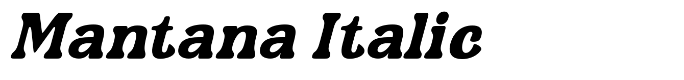 Mantana Italic